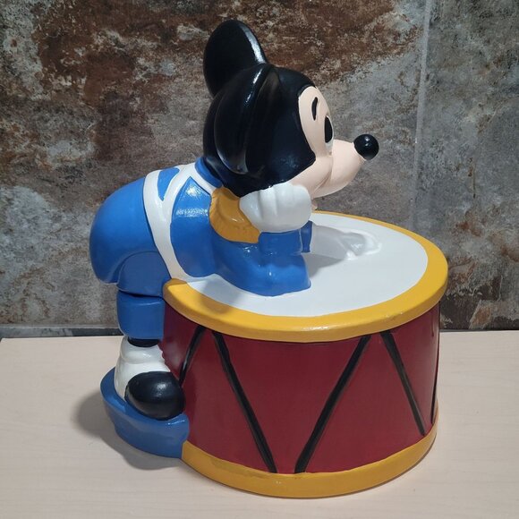Mickey Mouse Cookie Jar Drum Walt Disney Productions S 869 - Picture 13 of 16